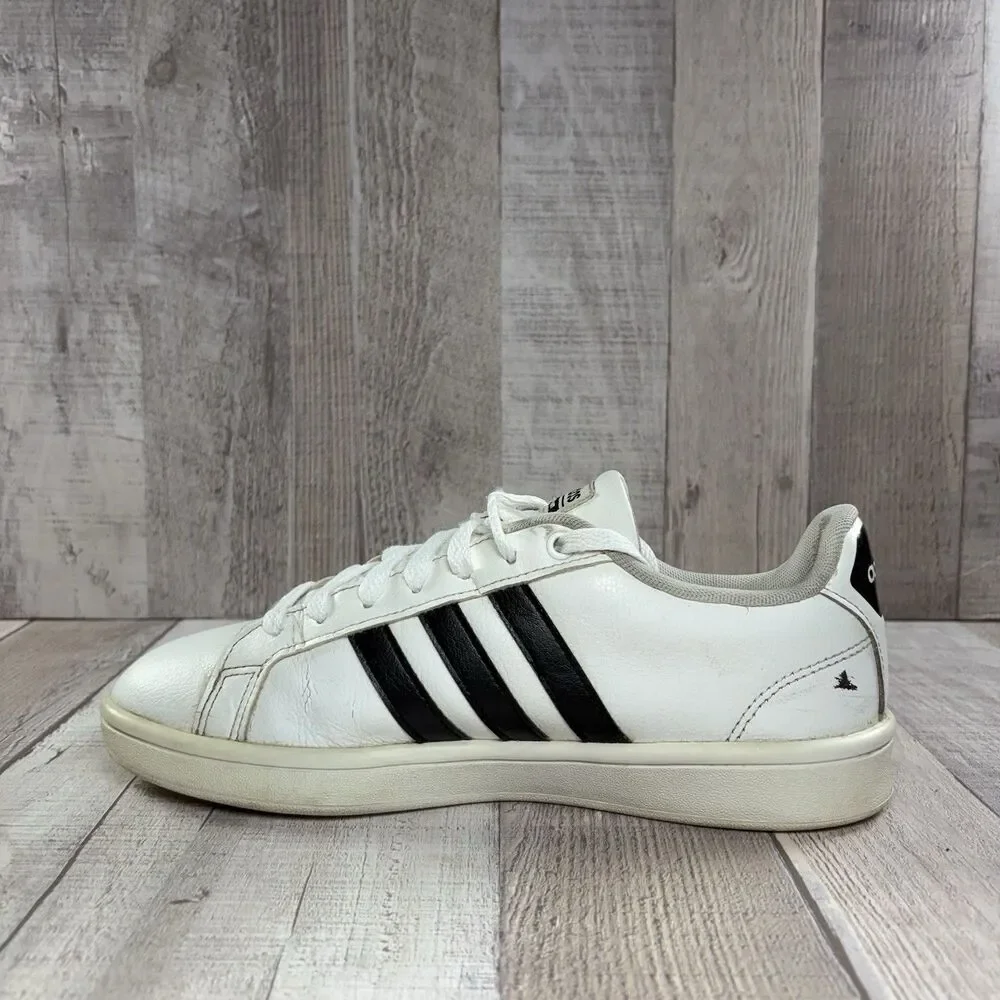 Adidas Cloudfoam Advantage Women's Size 7.5 Sneakers Athletic Shoes White Black